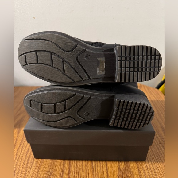 VJH confort Women's Mid Calf Boots, Comfort Buckle Slouchy Booties w/Side Zipper - Picture 6 of 13